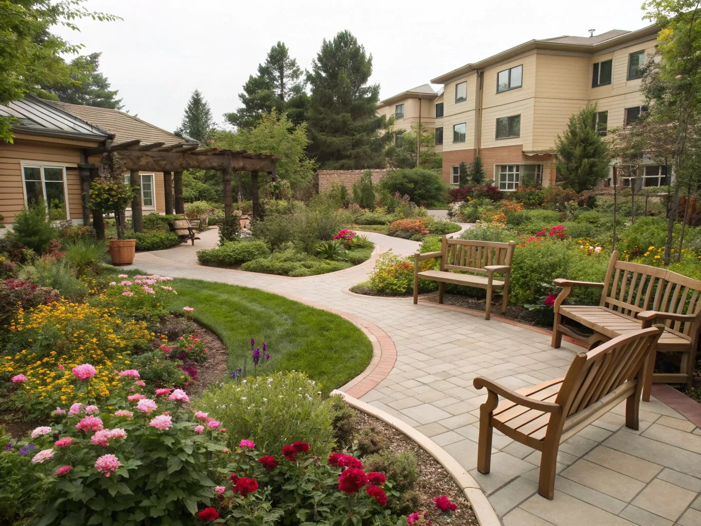 Terapiträdgård vid vårdboende